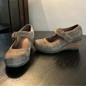 Brown Suede Dansko Maryjane’s